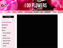 Tablet Screenshot of idoflowerscairns.com.au